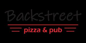 Logo for Backstreet Pizzeria